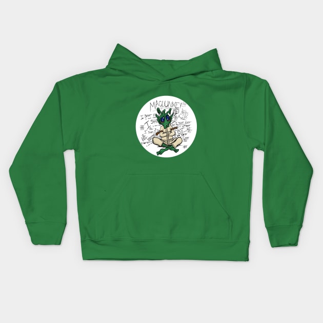 Maclunkey!!! Kids Hoodie by UzzyWorks